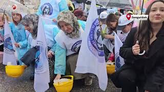 Emeğin Başkenti Zonguldak’ta Madencilerden 1 Mayıs Kutlaması