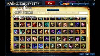 LOL - NA Account with All champions For Sell!
