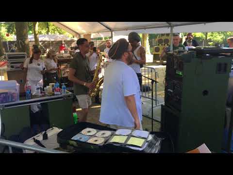 Don Fe ft. Rootsman Sax play Inés Pardo-Soundsystem@Inna Di Yard Festival Rotterdam (30-6-2018)