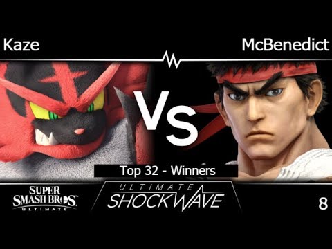 USW 8 - Kaze (Incineroar) vs McBenedict (Ryu) Top 32 - Winners - SSBU
