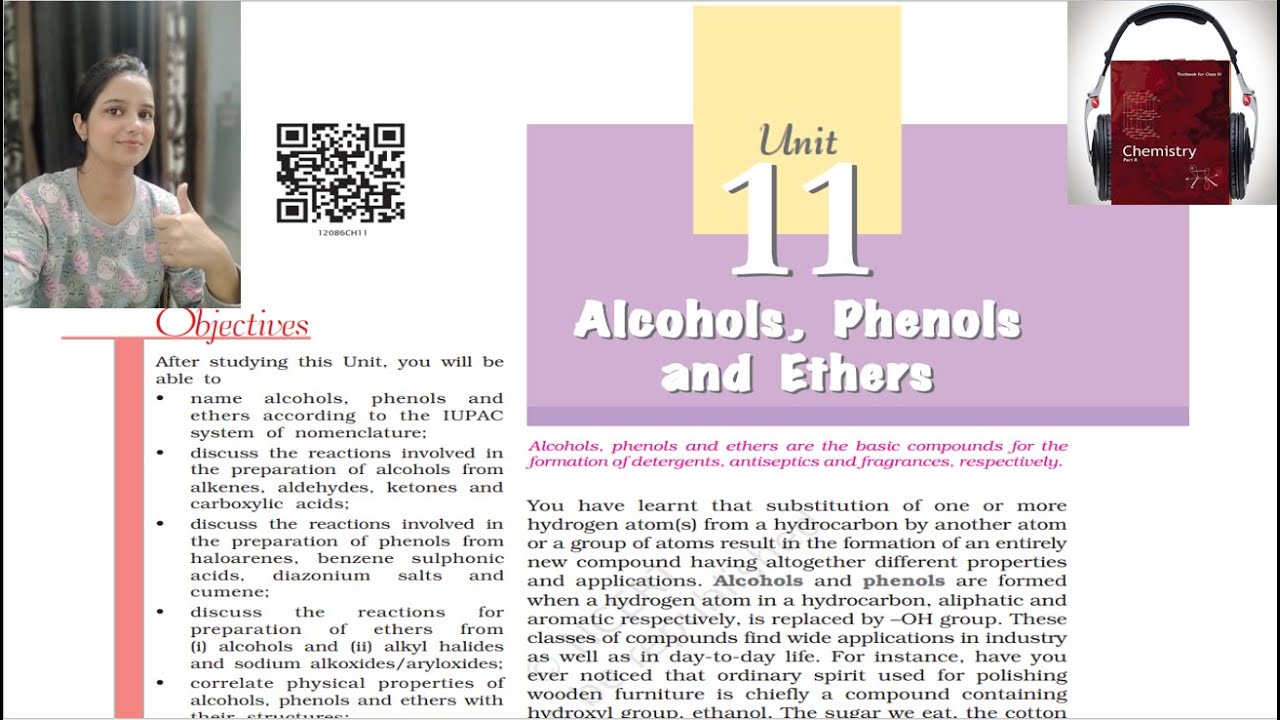 Alcohols phenols and ethers | Class 12 Chemistry Audiobook | Chemistry Audiobook