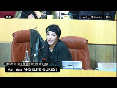 Intervenzione di Vannina Angelini Buresi pè una cità sculara in Aiacciu.