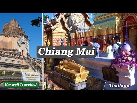 Chiang Mai: mercado noturno e templos com Wat Phra That Doi Suthep – Vídeo de viagens na Tailândia