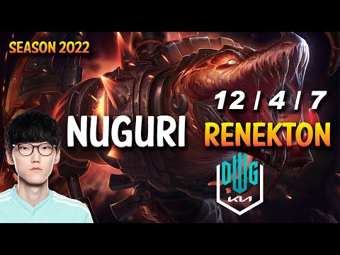 DK Nuguri RENEKTON vs ORNN Top - KR Ranked