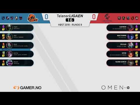 LoL: Telenorligaen Fall 2018 - Round 8: Celestial vs Bitfix (full match)