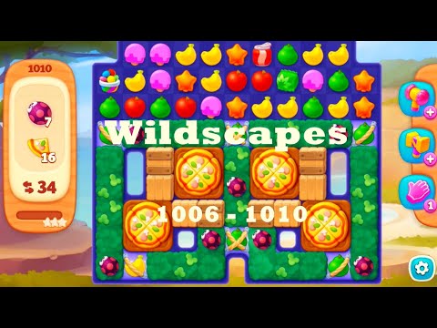 Wildscapes Level 1006 - 1010  HD Walkthrough | Gameplay | 3 - match game | ios | android | pc | app