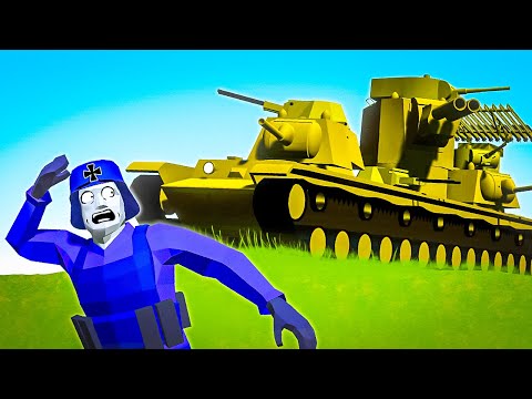 KV-6 LAND BATTLESHIP BOSS BATTLE in Ravenfield