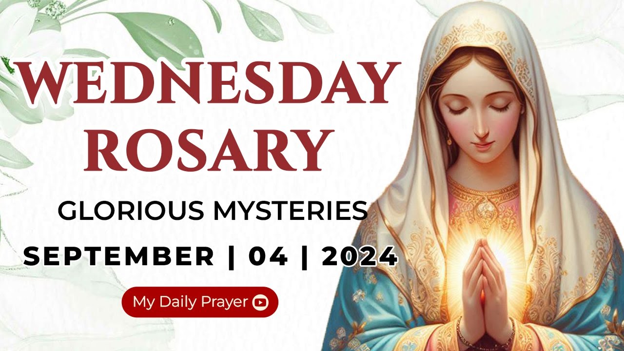 HOLY ROSARY WEDNESDAY🔴GLORIOUS  MYSTERIES OF THE ROSARY🌹   SEPTEMBER 04, 2024 | PRAYER FOR AWARENESS