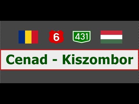 Crossing the border: Cenad (RO) - Kiszombor (H) (Febr. 28, 2017)