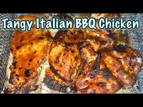 3 Ingredient Tangy Italian BBQ Chicken