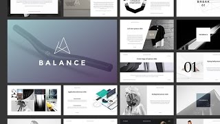 BALANCE Presentation / By GoaShape