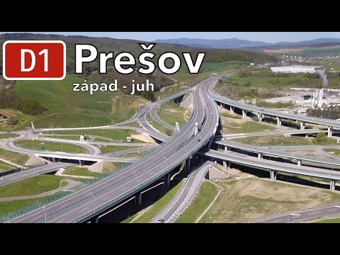 Diaľnica D1 Prešov západ - Prešov juh (september 2023)