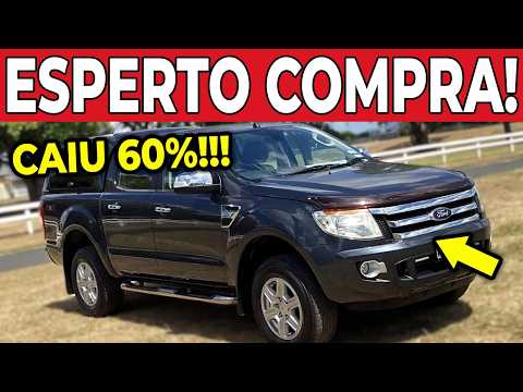 🚨 5 PICAPES ATÉ R$ 60 MIL QUE SÃO VERDADEIROS TANQUES! 😱