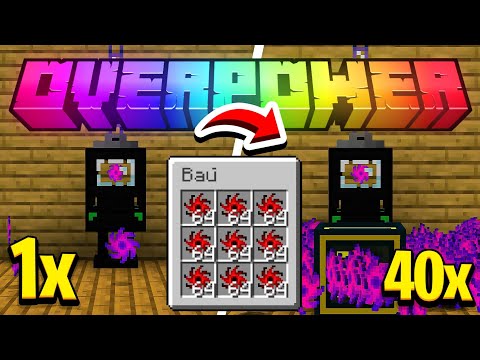 Unbelievable! Time Accelerated x40!! Minecraft Overpower #22
