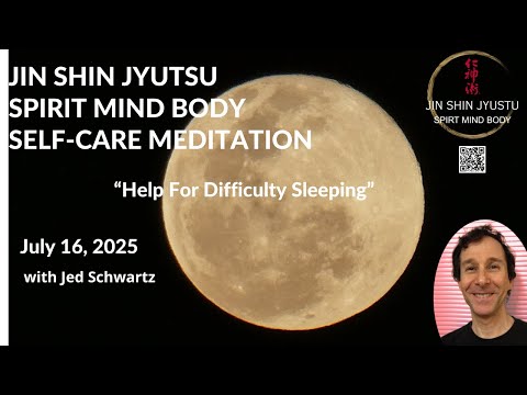 "Help for Difficulty Sleeping"with Jin Shin Jyutsu SMB  30 min Self-Care Meditation