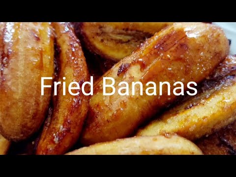 Delicious Dessert: Fried Bananas