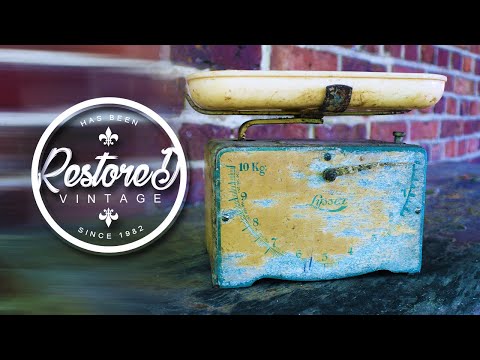 Vintage 1950s Lyssex Kitchen Scale Restoration | Swiss Made Restored