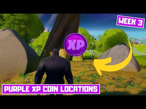 All Purple XP Coins Locations in Fortnite (Week 3)! - Secret XP Coins Fortnite Chapter 2 Season 2