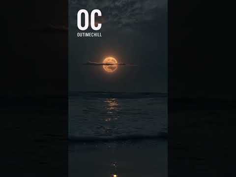 0:13 🌙 La luna contempla lo que el mar calla 🌊 #relaxmusic #filosofíaacuática