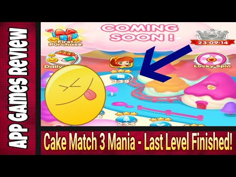 Cake Match 3 Mania - Finished All Level - App Games Review