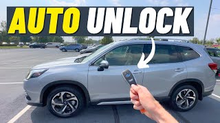 How to unlock ALL doors at once with keyless entry on your Subaru