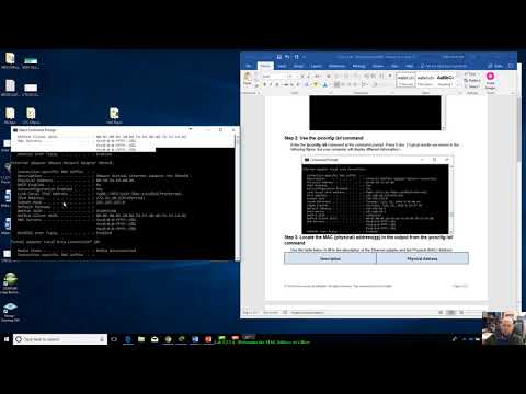 Lab 3.2.2.4 - Determine the MAC Address of a Host