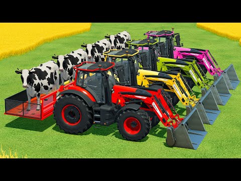 CUT CORN AND MAKE CHAFF WITH KRONE FORAGE HARVESTERS AND VALTRA TRACTORS - Farming Simulator 22