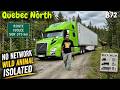 Solo Driving To An Isolated Area Of Quebec Roue Billy Diamond Highway 872