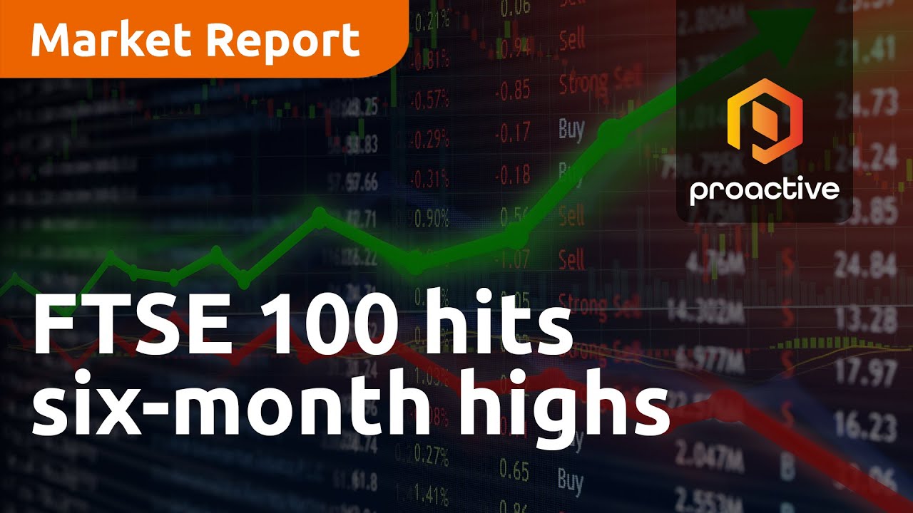 FTSE 100 hits six-month highs - Market Report