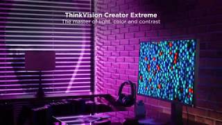 YouTube Video UzbggJcTPgk for Product Lenovo ThinkVision Creator Extreme (27-inch monitor) by Company Lenovo in Industry Monitors
