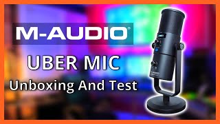Video thumbnail for UBER MIC By M-AUDIO Unboxing And Test by Caden's Curiosity