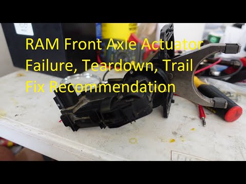 Ram 3500 Front 4wd Actuator Failure