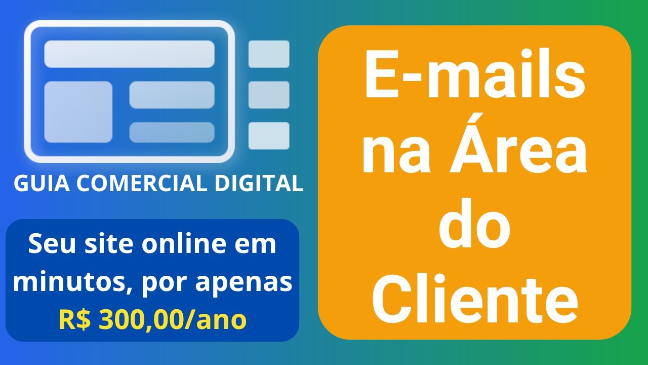 Como visualizar os e-mails na Área do Cliente no Guia Comercial Digital (passo a passo)