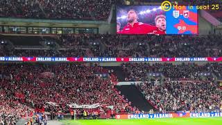 Albania 🇦🇱 National Anthem in Wembley | Himni i Flamurit (Hymn to the Flag)