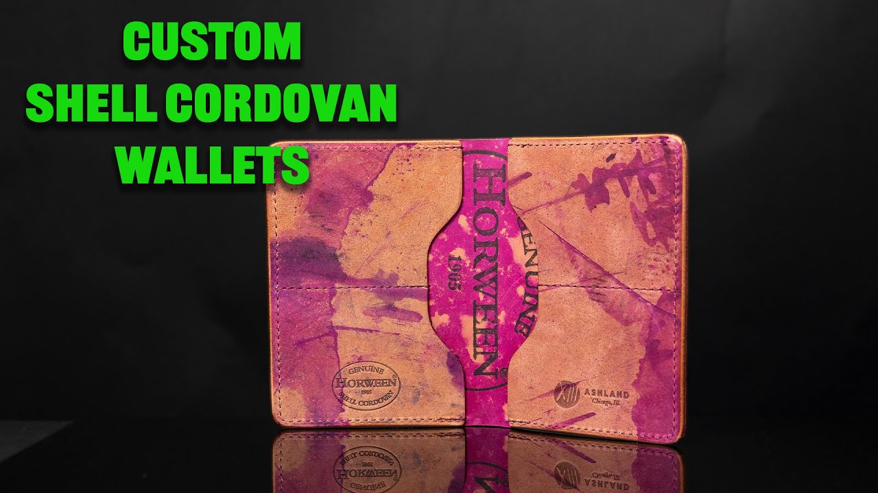Custom Shell Cordovan Leather Wallets
