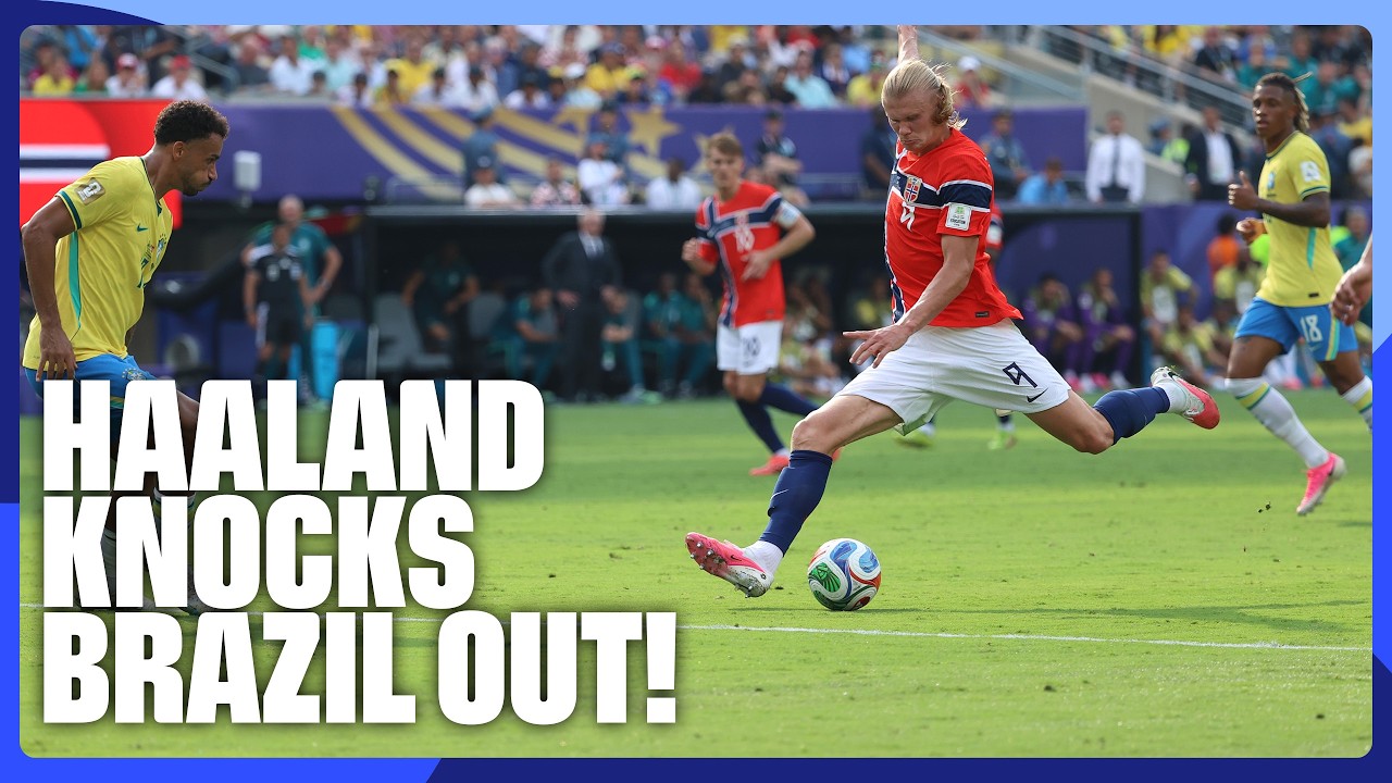 Haaland Scores AGAIN! Norway Knock Out Brazil! | FIFA World Cup 2026 - YouTube