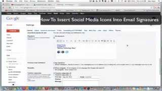 How to Add Social Media Icons to Your Email Signature