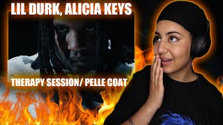 I'M SHOCKED!!! Lil Durk, Alicia Keys - Therapy Session / Pelle Coat (Official Video) [REACTION]