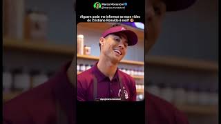 Alguem me confirma se esse video do CR7 é verdade? #shorts #futebol