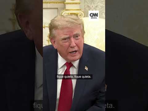 Trump manda repórter da CNN ficar quieta no Salão Oval da Casa Branca | CNN Brasil