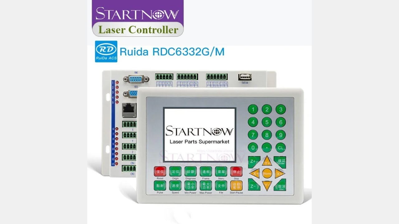 Review Startnow RDC6332M RDC6332G CO2 Laser Controller 2024
