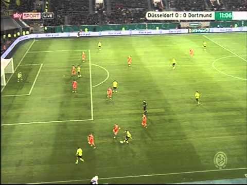 Fortuna Duesseldorf - Borussia Dortmund DFB-Pokal 2012/13 1. Halbzeit