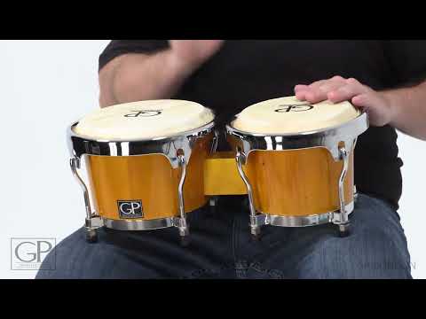 6.5 & 7.5 inch Bongo Set - Natural Finish | Granite Percussion