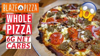 Blaze Pizza Keto Crust Review & Nutrition 🍕