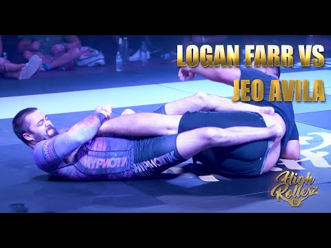 Logan Farr vs Jeo Avila - No-Gi Jiu Jitsu - High Rollerz 2 Men's Intermediate