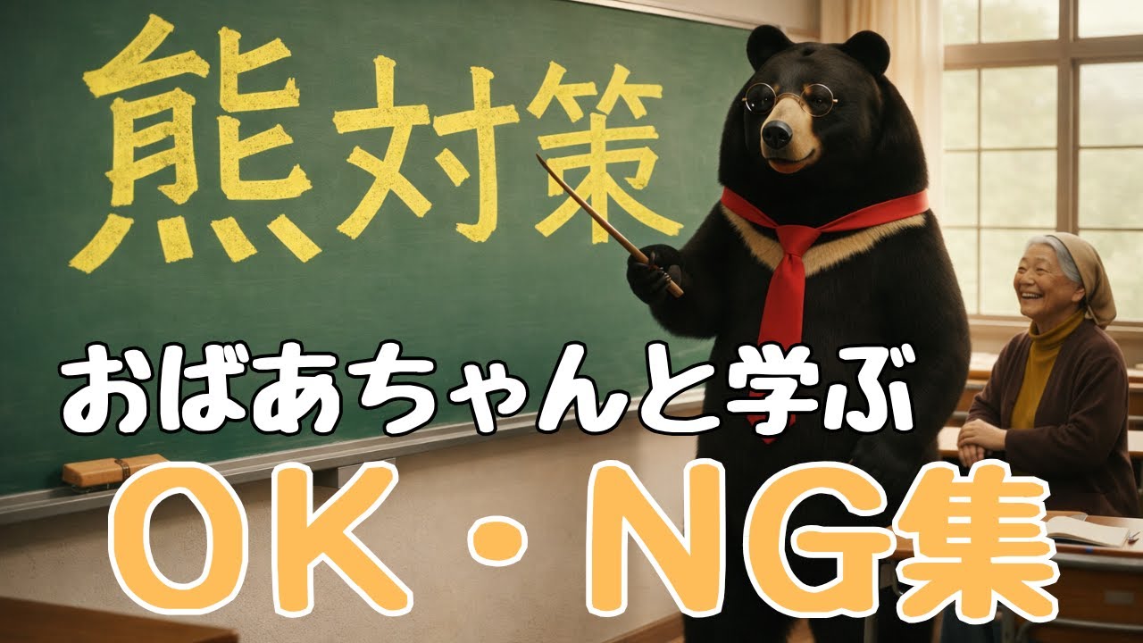 おばあちゃんと学ぶ熊対策！ #shorts #クマ被害 #熊対策 #shortvideo #熊