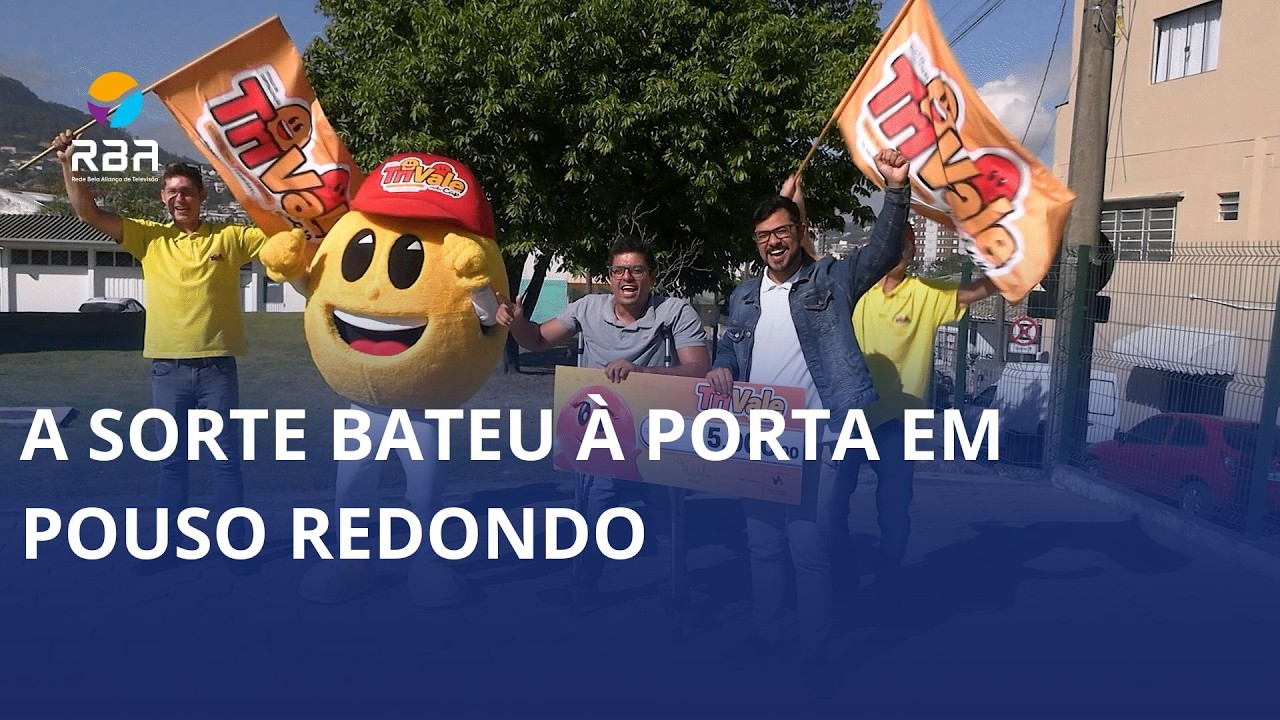 A sorte bateu à porta em Pouso Redondo