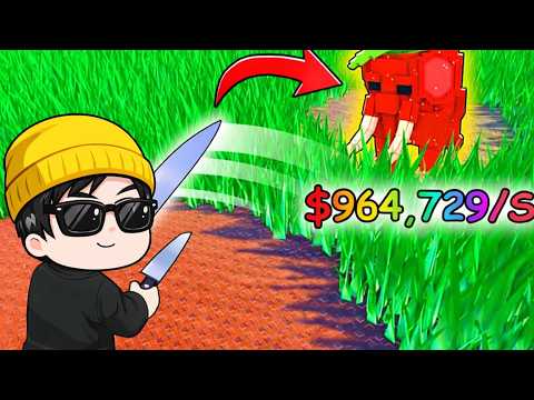 LIVE 🔴 RUMPUT SETINGGI APA PUN AKAN KUTEBAS DEMI BRAINROT LANGKA! | CUT GRASS FOR BRAINROTS ROBLOX
