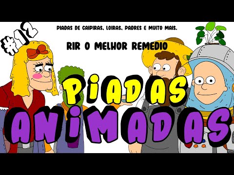 PIADAS ANIMADAS - O VIAJANTE E O VELHO SÁBIO, PIADAS DE CAIPIRA, BARBEIRO,  LOIRAS E MUITO MAIS
