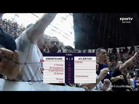 GOLS - Corinthians 6 x 2 Atlântico - Final da Liga Nacional de Futsal 2022 (ida)